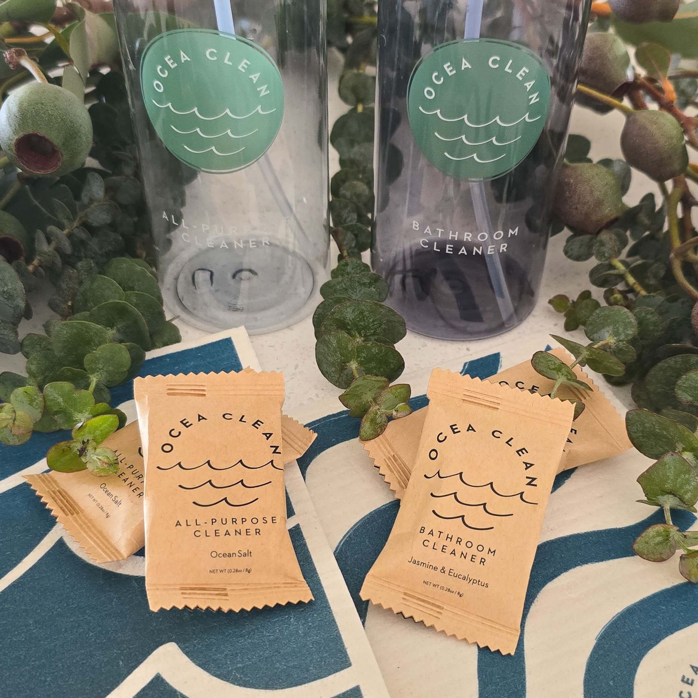 Complete Home Reset Kit & Refill Bundle including refillable cleaning products and dissolvable tablets.