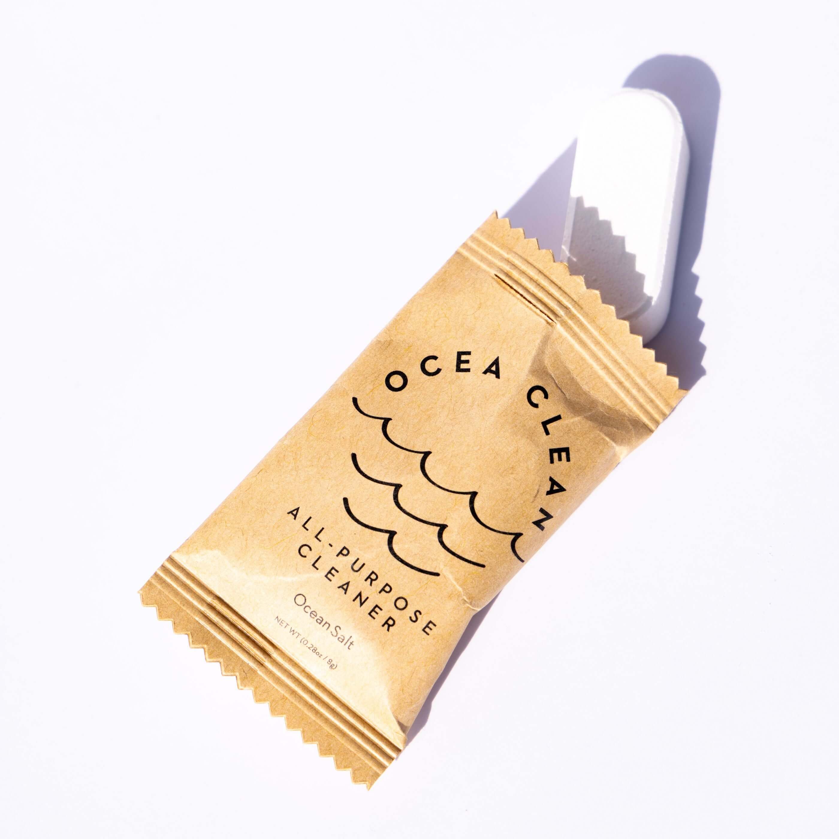 Ocea Clean All-Purpose Cleaner Refills packaging featuring plant-based cleaning tablets for eco-friendly cleaning.